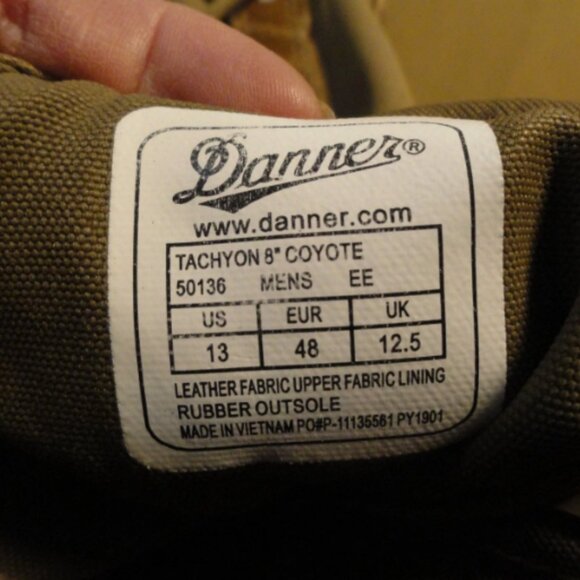 DANNER TACHYON 8\